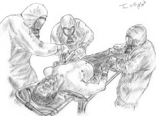 irradiation tenues NRBC evacuation