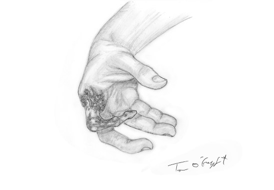 degantement main feu artifice