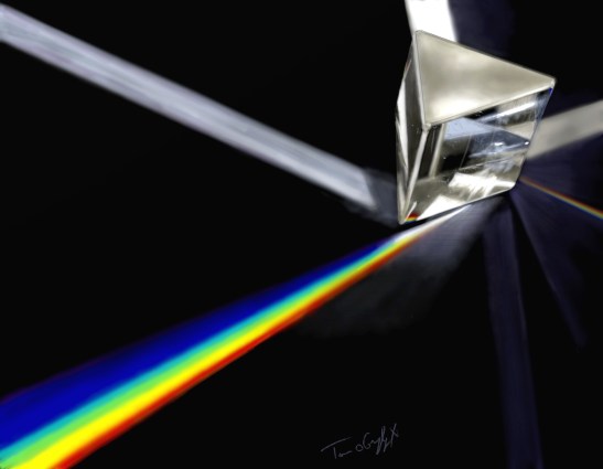 prisme spectre lumiere